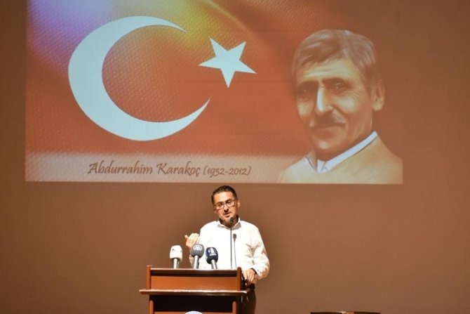Prof. Dr. Karakoç; “ Abdurrahim Karakoç, Nizam-ı Alem, İ̇lah-i Kelimetullah Davasından Vazgeçmedi, O Davanın Derdine Düştü, Bununla Yaşadı”