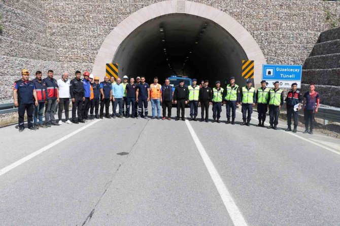 Tünellerde Yaşanan Kazalara Acil Müdahale Tatbikatı Yapıldı