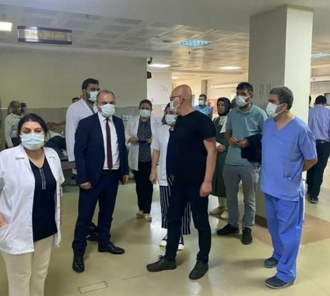 Uşak’ın Yeni Sağlık Müdürü Akdağ Devlet Hastanesinde İncelemelerde Bulundu