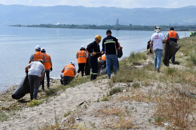 Altınova Hersek Plajı’nda Çevre Temizliği Seferberliği