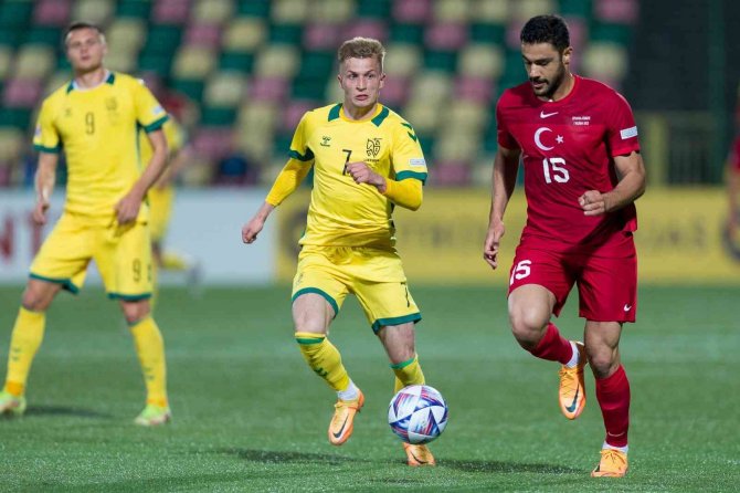 Uefa Uluslar C Ligi: Litvanya: 0 - Türkiye: 2 (İ̇lk Yarı)