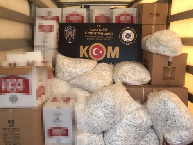 20 Milyon 460 Bin Kaçak Makaron Ele Geçirildi