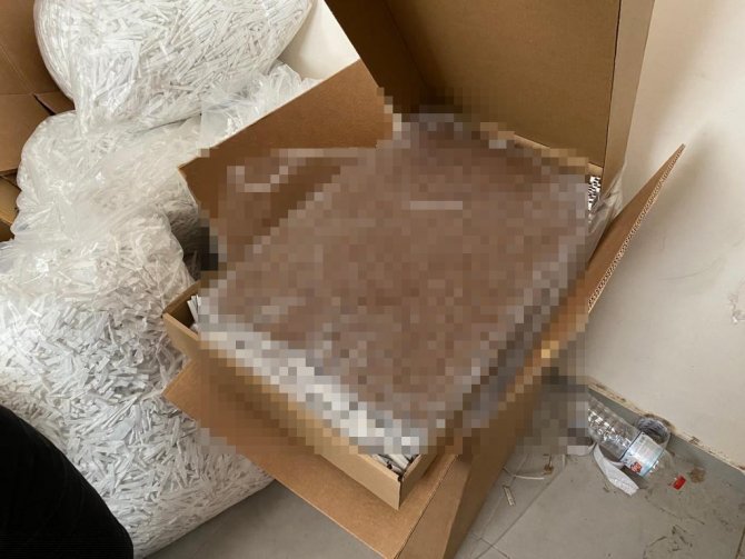 20 Milyon 460 Bin Kaçak Makaron Ele Geçirildi