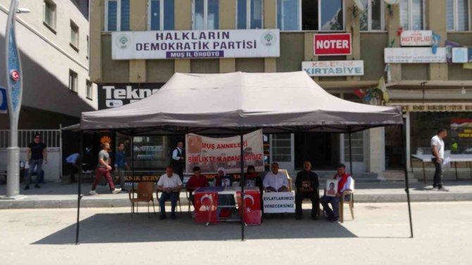 Muş’ta Evlat Nöbeti Tutan Anneler 60 Haftadır Çocuklarının Yolunu Gözlüyor