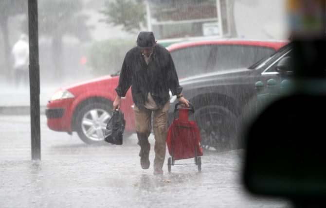 Bayburt’ta Sağanak Yağış Uyarısı