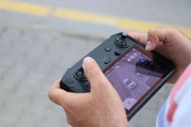Kurallara Uymayan Sürücüler Ekiplerin Dronuna Takıldı