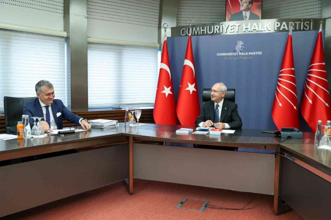 Chp Genel Başkanı Kemal Kılıçdaroğlu, Tüsi̇ad Heyetini Kabul Etti