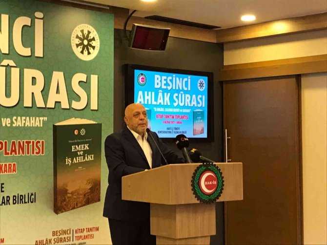 "Emek Ve İ̇ş Ahlakı" Kitabı Tanıtıldı