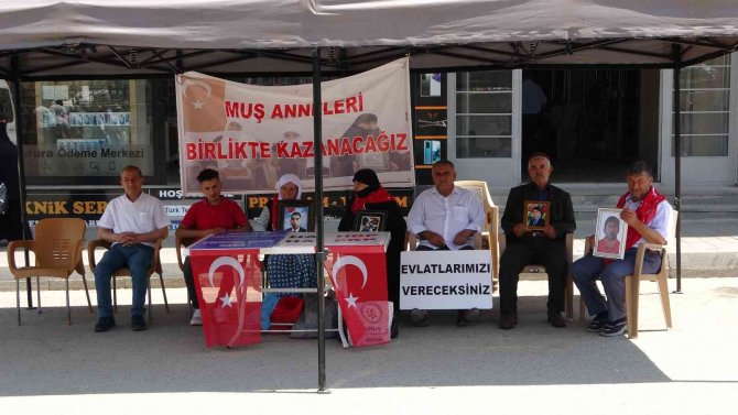 Muş’ta Evlat Nöbeti Tutan Anneler 60 Haftadır Çocuklarının Yolunu Gözlüyor