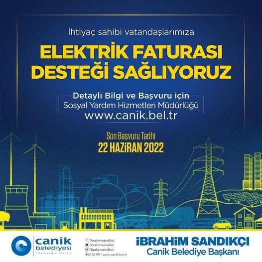 Belediyeden Vatandaşa Elektrik Desteği: Son Başvuru 22 Haziran