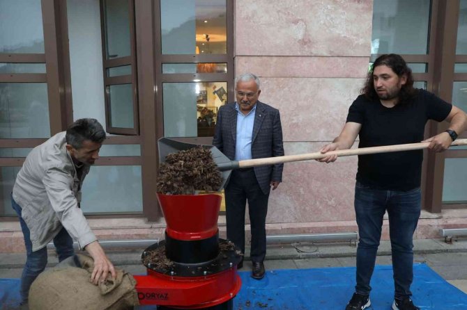 Fındık Zurufundan Yem Üretildi