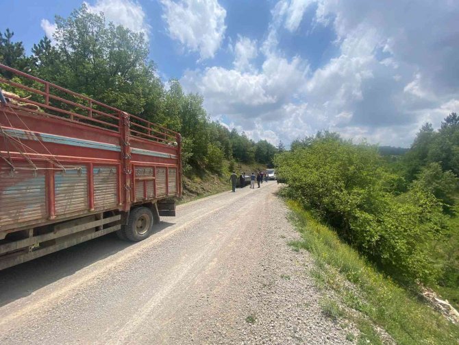 Kamyonet İle Otomobil Çarpıştı: 2 Yaralı