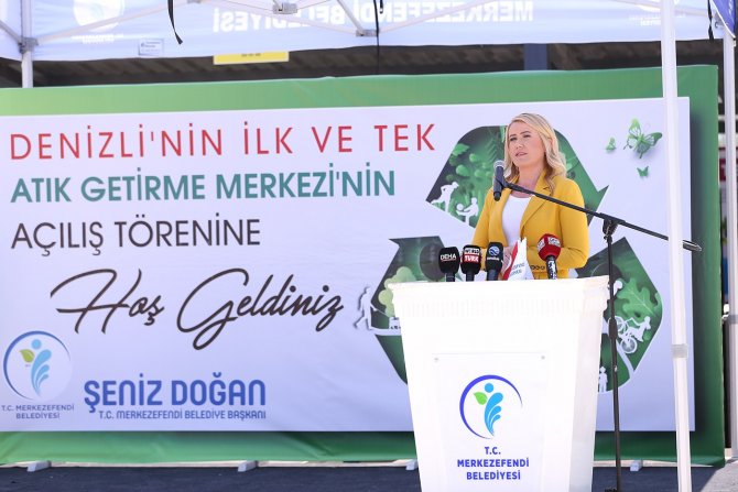 Denizli’nin İlk Ve Tek Atık Getirme Merkezi Hizmete Açıldı