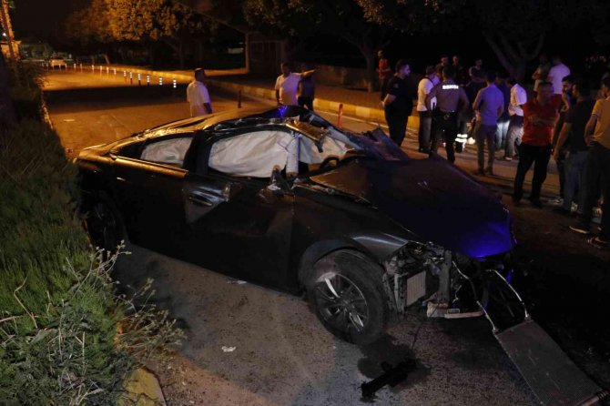 Hurdaya Dönen Araçtan Sıyrık Bile Almadan Çıktı