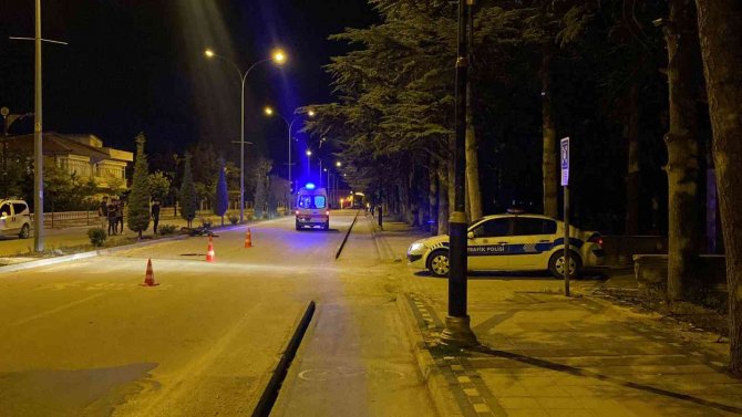 Motosiklet Sürücüsünün Öldüğü Kaza Güvenlik Kamerasında