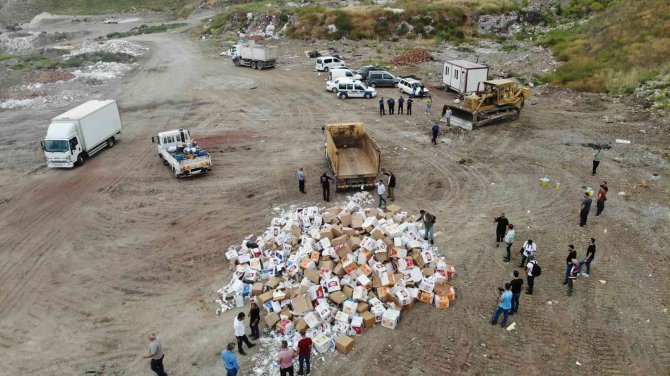 Piyasa Değeri 15 Milyon Tl Hepsi Böyle İmha Edildi
