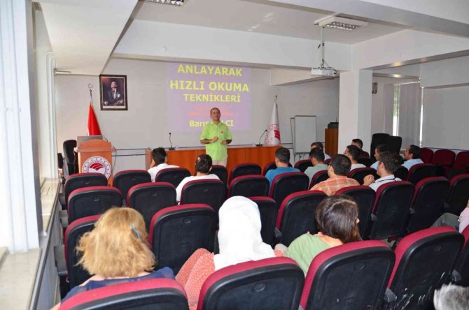 Denizli İ̇l Tarım Ve Orman Müdürlüğü’nde Anlayarak Hızlı Okuma Semineri Verildi