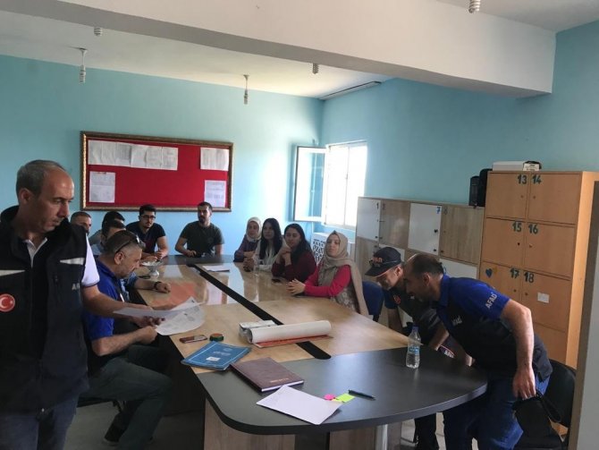 Güroymak’ta "Deprem Ve Tahliye Tatbikatı"