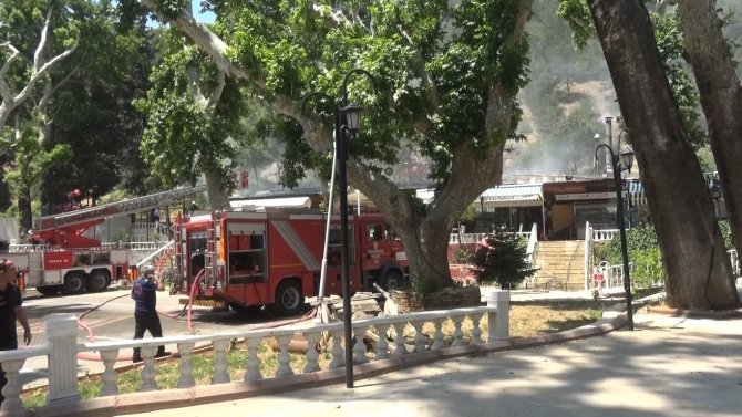 Kahramanmaraş’ta Sosyal Tesis Yangını