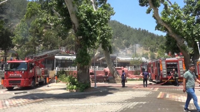 Kahramanmaraş’ta Sosyal Tesis Yangını