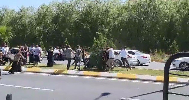 Piknikte Yer Kavgası Kamerada