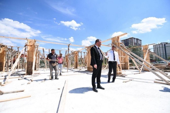 Pursaklar’da Yeni Millet Kıraathanesi Yükseliyor