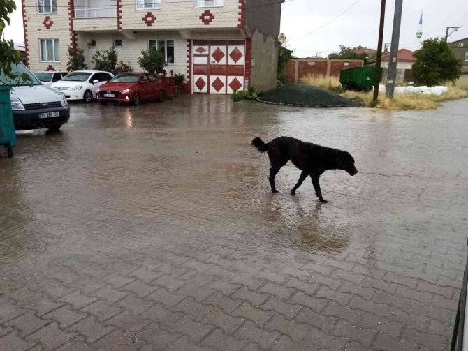 Kısa Süreli Yağış, Mahalleyi Göle Döndürdü