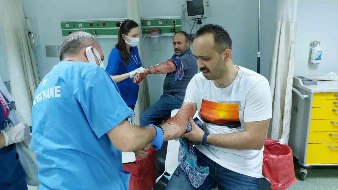 Kendi Köpeklerinin Saldırısına Uğrayan Baba-oğul Yaralandı