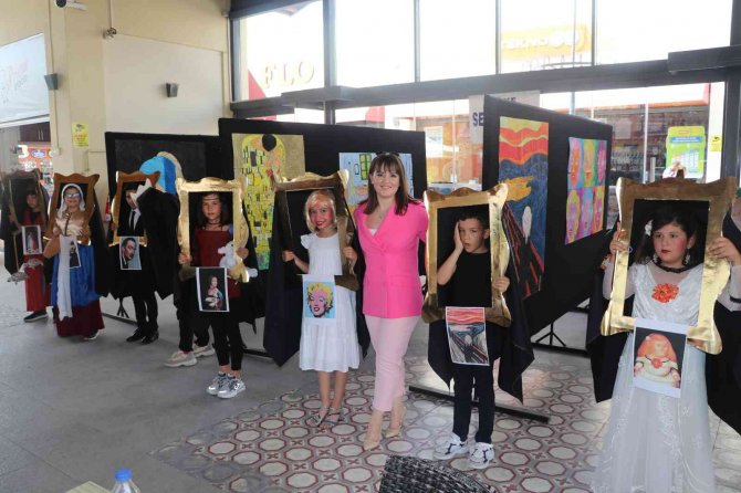 Sökeli Çocuklar Dünyaca Ünlü Ressamların Ruhunu Tuvallere Yansıttı