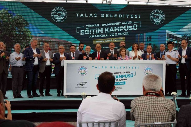Talas’ta Millet Bahçesine İlk Temel Atıldı