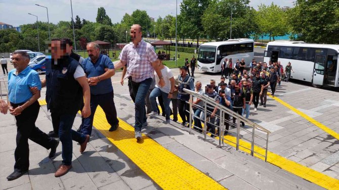 Tekirdağ Merkezli 11 İlde Pkk/kck’ya Düzenlenen Operasyonda 37 Kişi Adliyeye Sevk Edildi
