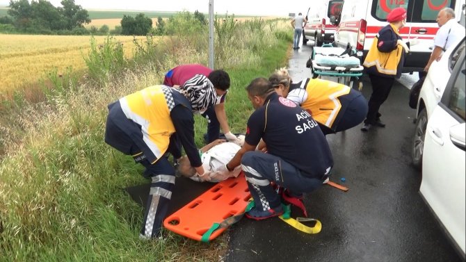Tekirdağ’da Trafik Kazası: 2’si Ağır 4 Yaralı