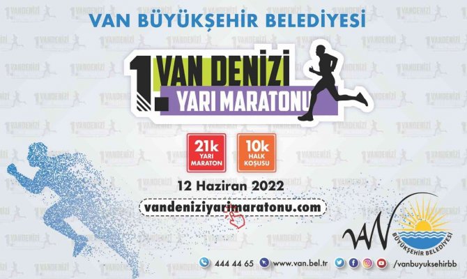 “1. Van Denizi Yarı Maratonu” Başlıyor