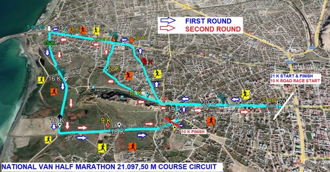 “1. Van Denizi Yarı Maratonu” Başlıyor