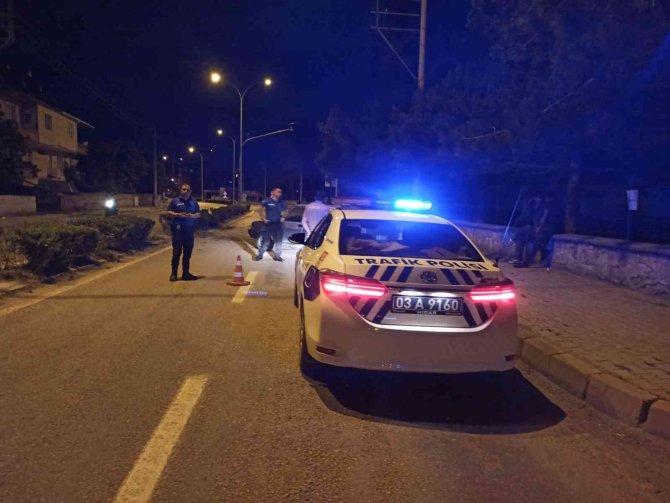 Kaza Yapan Alkollü Sürücü Polisle Tartıştı