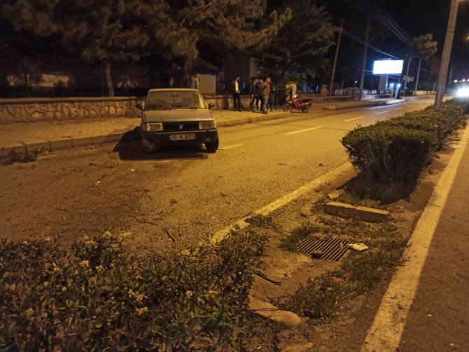 Kaza Yapan Alkollü Sürücü Polisle Tartıştı