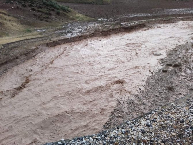 Nallıhan’da Dereler Taştı, Tarım Arazileri Su Altında Kaldı