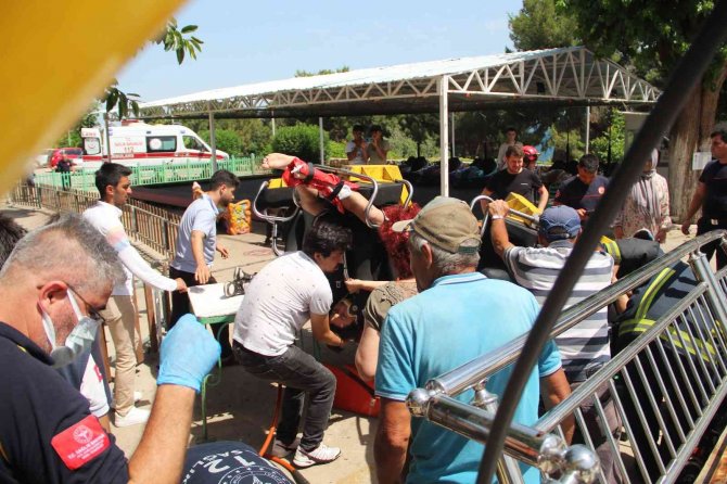 3 Çocuğun Lunaparkta Ölümden Döndüğü Anlar Kamerada