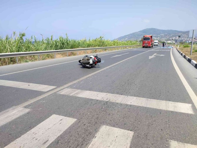 Kaza Yapan Alman Motosiklet Sürücüsü Hayatını Kaybetti