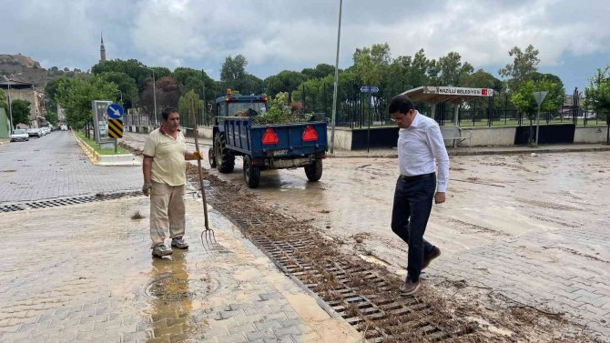 Nazilli Belediyesi Sel Felaketinin Yaşandığı Bölgelerde Teyakkuza Geçti