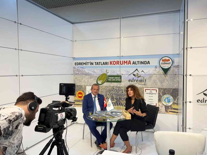 Edremit Körfezi Yeşil Çizik Zeytini Ve Edremit Zeytinyağı Olivia İ̇stanbul - Zeytin Ve Zeytinyağı Fuarı Ve Ulusal Zirvesi’nde Tanıtıldı