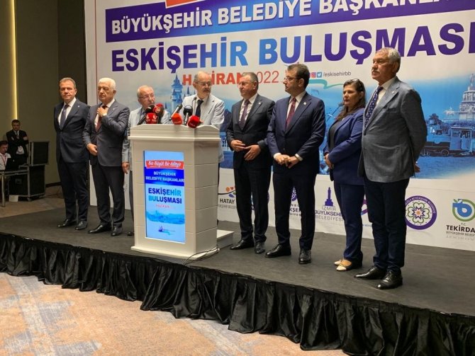 Eskişehir’de Düzenlenen ‘Chp’li Başkanlar Toplantısı’ Sona Erdi