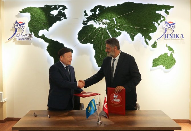 Kazakistan Zhetysu Üniversitesi Kbü Ziyareti