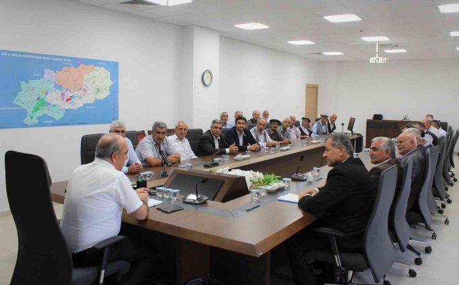 Battalgazi İlçesindeki Sulama Suyu Projeleri Masaya Yatırıldı