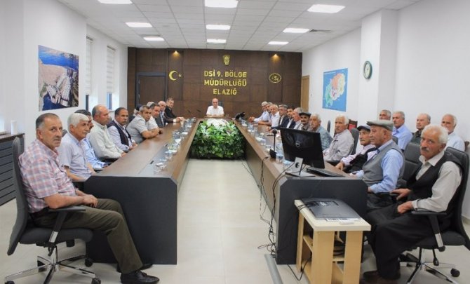 Battalgazi İlçesindeki Sulama Suyu Projeleri Masaya Yatırıldı