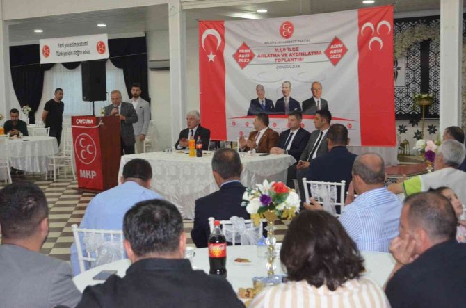 Mhp Çaycuma’da "2023’ü Anlama Ve Aydınlatma Toplantısı" Düzenledi