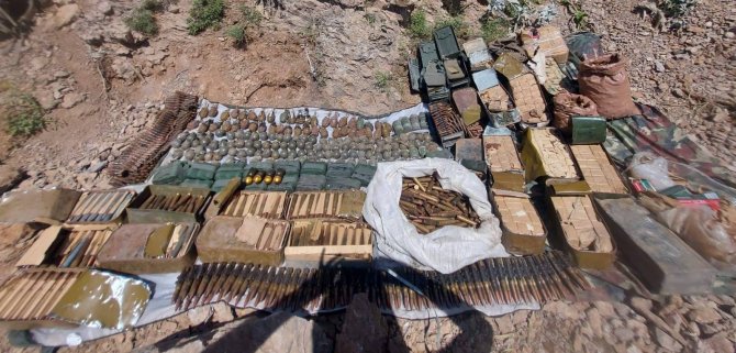 Pençe-kilit Operasyonu Teröristlerin Mühimmatına Da Darbe Vuruyor