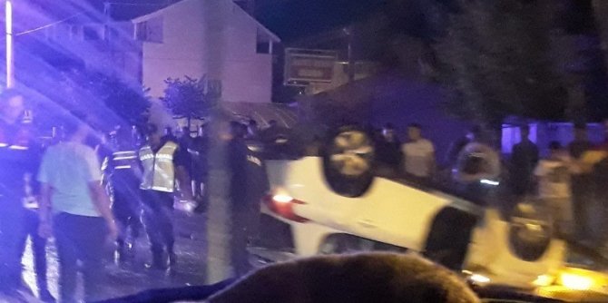 Tavşanlı’da Bir Otomobil Takla Attı: 1 Yaralı