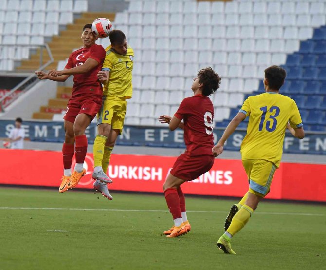 U21 Avrupa Futbol Şampiyonası Grup Eleme: Türkiye: 0 - Kazakistan: 0