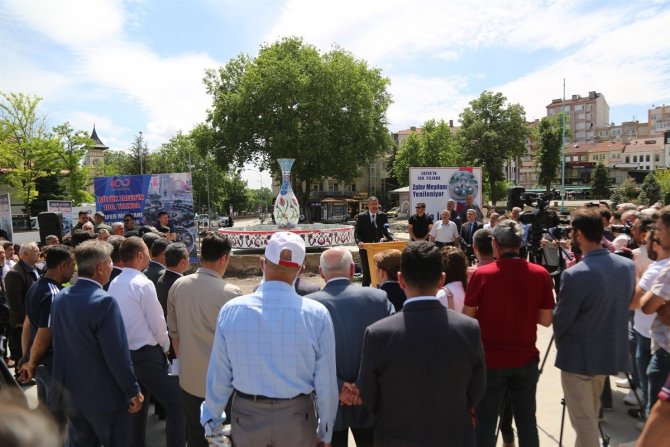Kütahya’da ’Zafer Meydanı Yenileme’ Projesinde Temel Atıldı